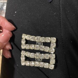 Vintage Rhinestone shoe clip
